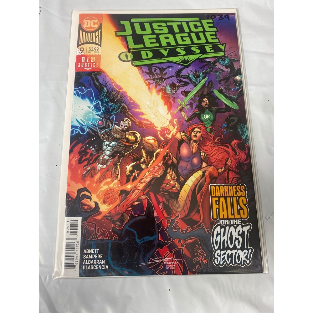 DC Comics‎ Justice League Odyssey 9 Darkness Falls on the Ghost Sector 2019